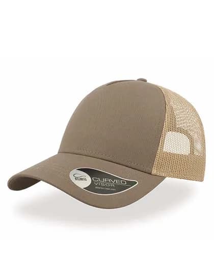 Rapper Cotton Cap - Khaki/Stone