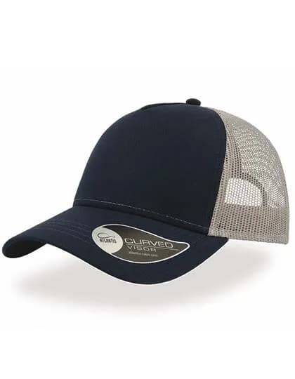 Rapper Cotton Cap - Navy/Grey