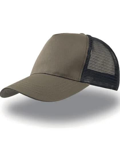 Rapper Cotton Cap - Olive/Black