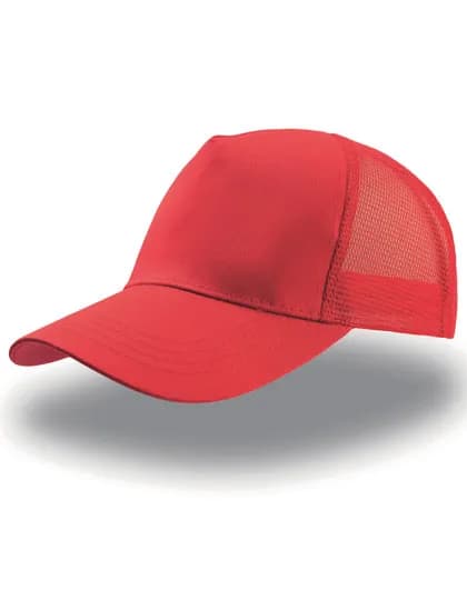 Rapper Cotton Cap - Red/Red