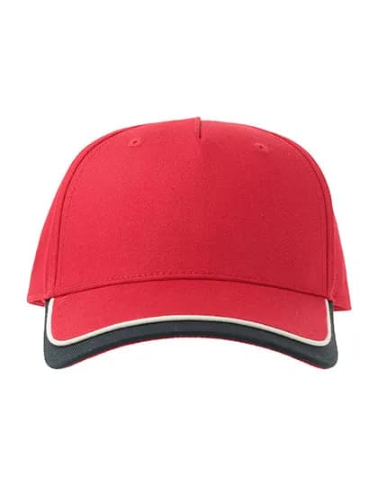 Kids Star-S Cap - Red/Navy