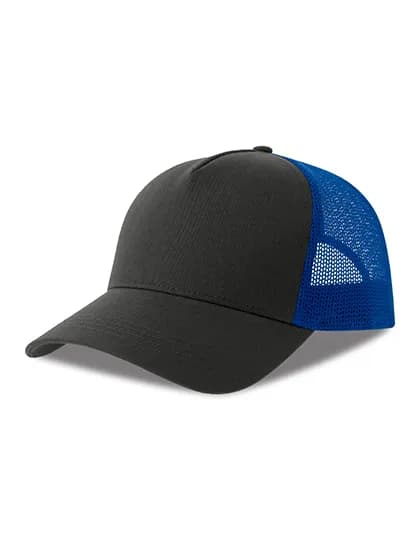Rapper Cotton-S Cap - Dark Grey/Royal