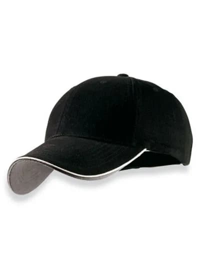 Pilot Piping Sandwich Cap - Black/White/Grey