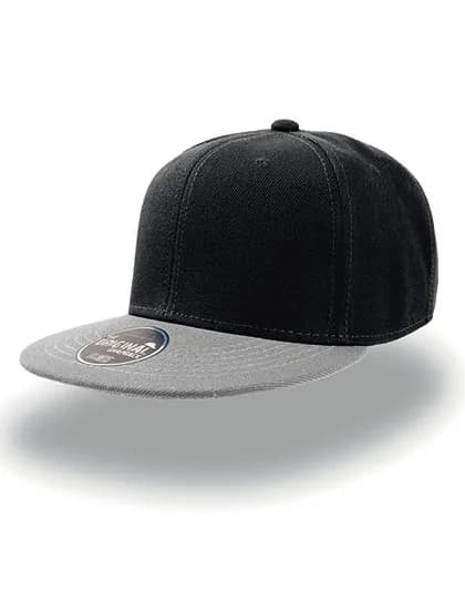 Snap Back Cap - Black/Grey
