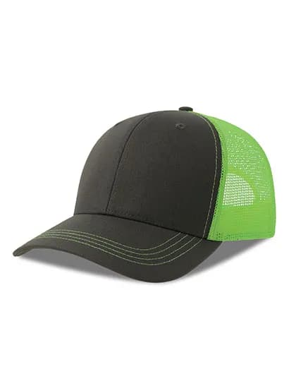 Sonic-S Cap - Dark Grey/Green Fluo