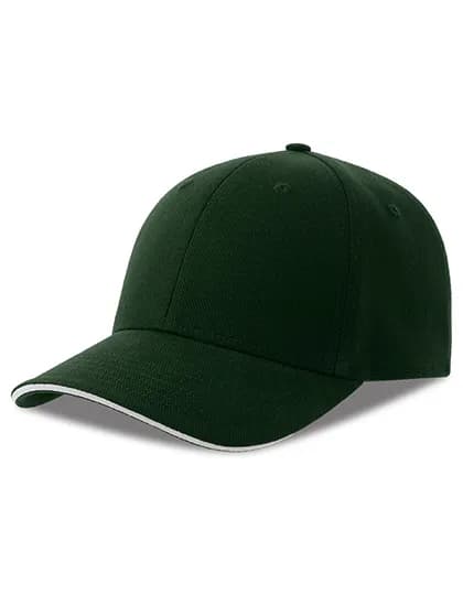 Liberty Sandwich-S Cap - Bottle Green/White