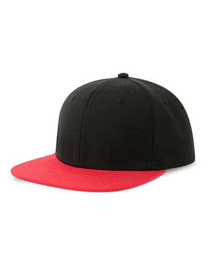 Snap Back-S Cap - Black/Red