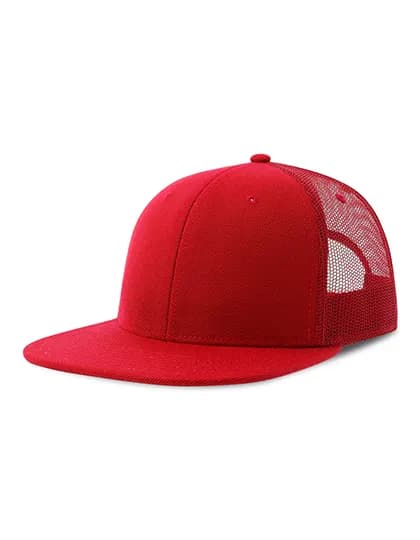 Snap Mesh-S Cap - Red/Red
