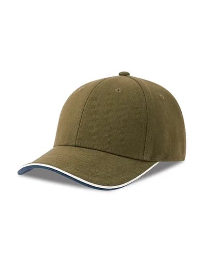 Pilot Piping Sandwich-S Cap - Olive