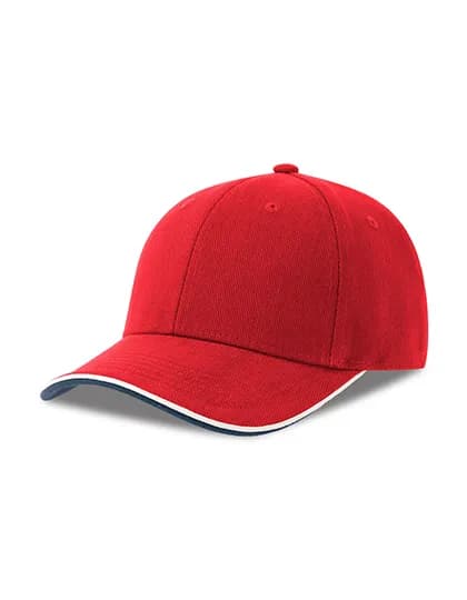 Pilot Piping Sandwich-S Cap - Red