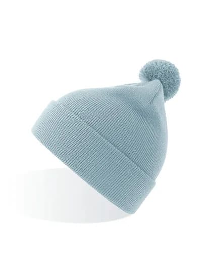 Kids Wind-s with Pompom Beanie - Light Blue