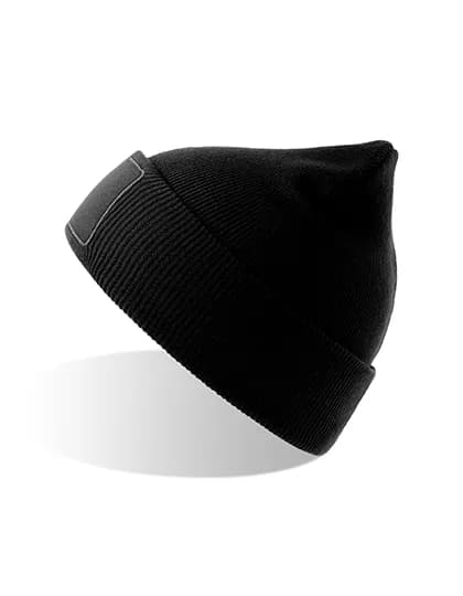 Wind-S Beanie with Patch - Black
