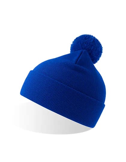 Wind-S Beanie with Pompom - Royal