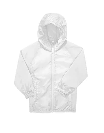 Kids #Reset Windbreaker - White