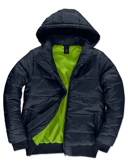 Men´s Jacket Superhood - Navy/Neon Green