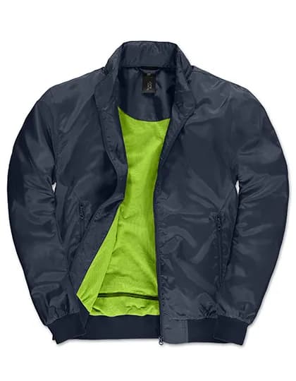 Men´s Jacket Trooper - Navy/Neon Green