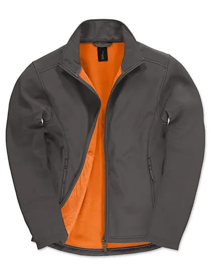 Men´s Jacket Softshell ID.701 - Dark Grey (Solid)/Neon Orange