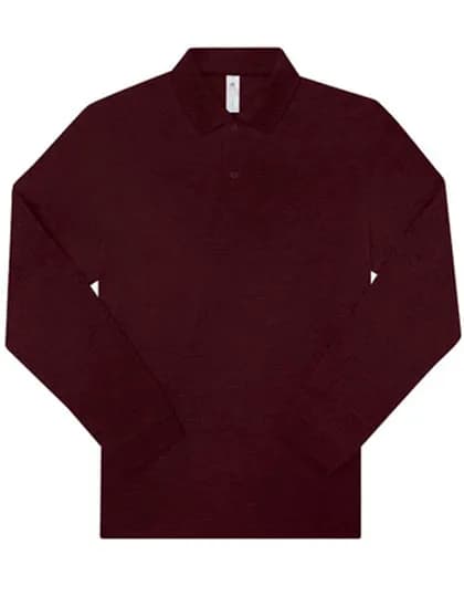 My Polo 210 Long Sleeve - Heather Burgundy