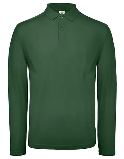Men´s Long Sleeve Polo ID.001 - Bottle Green