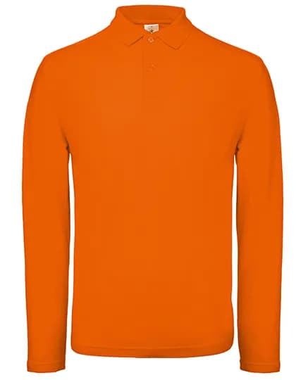 Men´s Long Sleeve Polo ID.001 - Orange