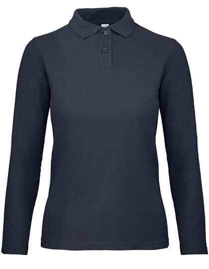 Women´s Long Sleeve Polo ID.001 - Navy