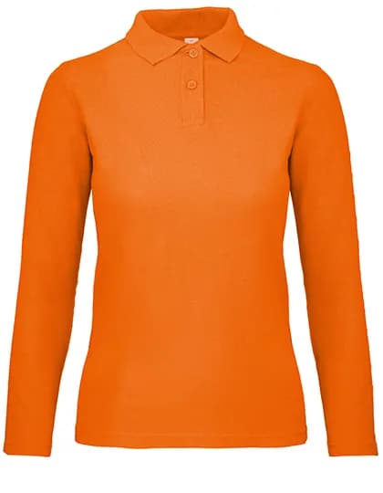 Women´s Long Sleeve Polo ID.001 - Orange