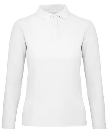 Women´s Long Sleeve Polo ID.001 - White