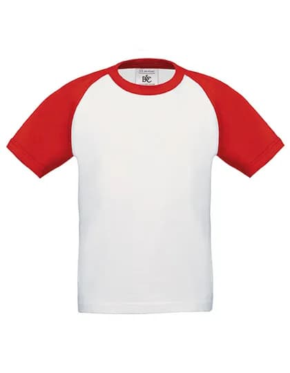 Kids´ T-Shirt Base-Ball - White/Red