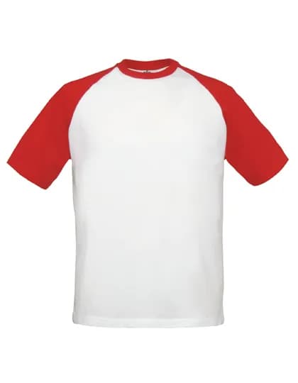 T-Shirt Base-Ball - White/Red