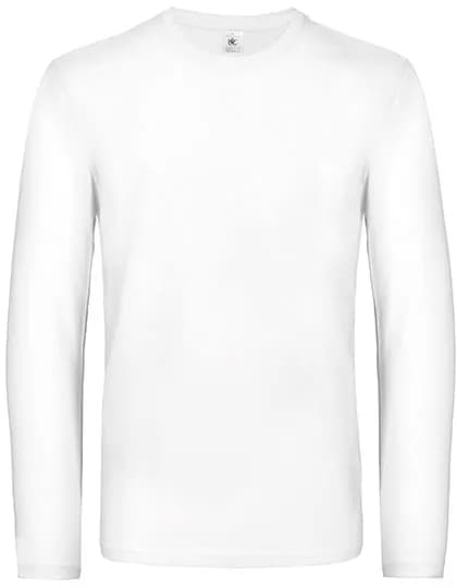 Men´s T-Shirt #E190 Long Sleeve - White