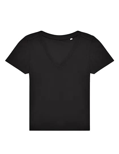 Women´s #E150 V T-Shirt - Black