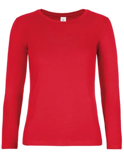Women´s T-Shirt #E190 Long Sleeve - Red