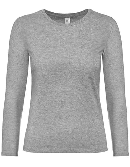 Women´s T-Shirt #E190 Long Sleeve - Sport Grey (Heather)