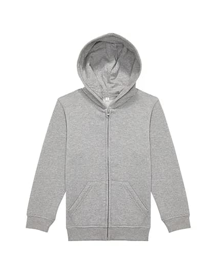 Kids ID.334 Zip Hood - Sport Grey (Heather)