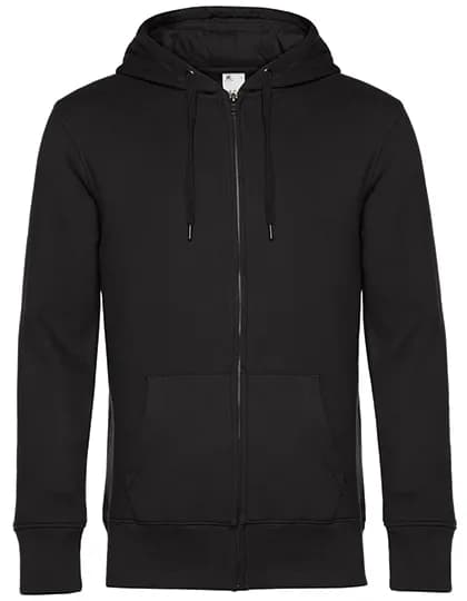 KING Zipped Hood Jacket_° - Black Pure
