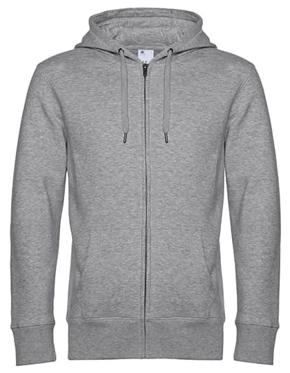 KING Zipped Hood Jacket_° - Heather Grey