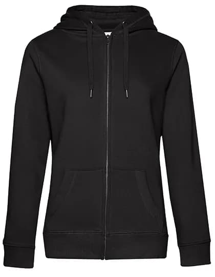 QUEEN Zipped Hood Jacket_° - Black Pure
