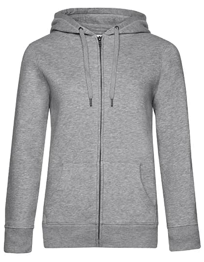 QUEEN Zipped Hood Jacket_° - Heather Grey