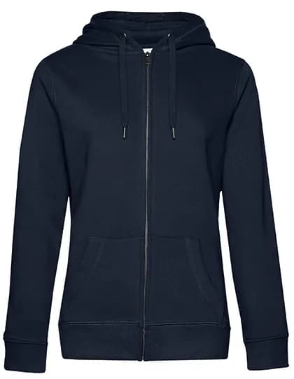 QUEEN Zipped Hood Jacket_° - Navy Blue
