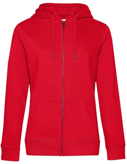 QUEEN Zipped Hood Jacket_° - Red