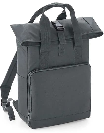 Twin Handle Roll-Top Backpack - Graphite Grey