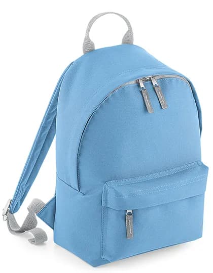 Mini Fashion Backpack - Sky Blue/Light Grey