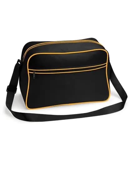 Retro Shoulder Bag - Black/Gold