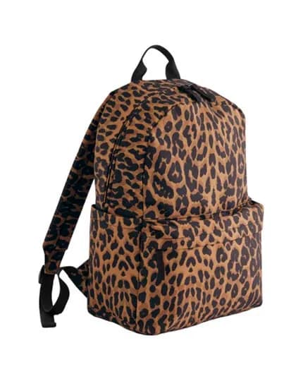 Leopard Print Backpack - Leopard Print