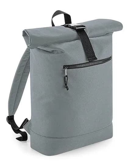 Recycled Roll-Top Backpack - Pure Grey