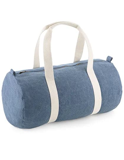 Denim Barrel Bag - Light Denim