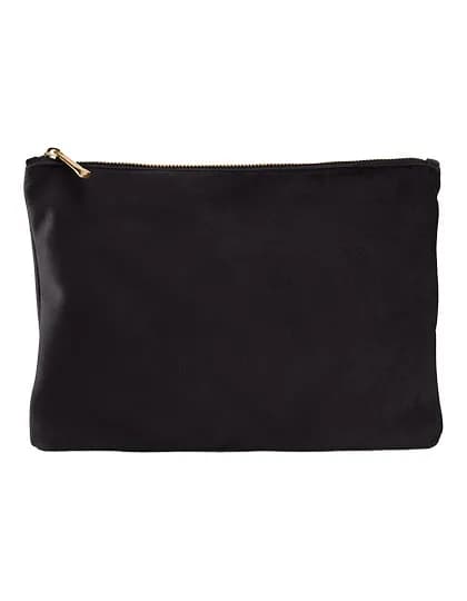 Velvet Accessory Pouch - Black Onyx
