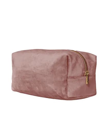 Velvet Toiletry/Accessory Case - Rose Quartz