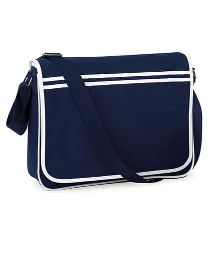 Retro Messenger - French Navy/White