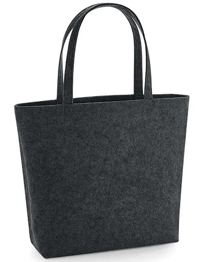 Felt Shopper - Charcoal Melange